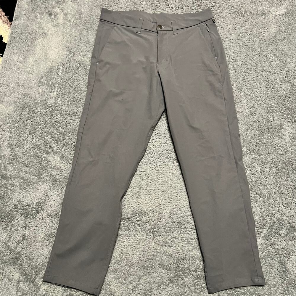 Lululemon Pants Mens 31 Short Commission Pant Slim M5A51S Gray (32x26)